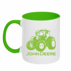 Чашка двокольорова Tractor John Deere