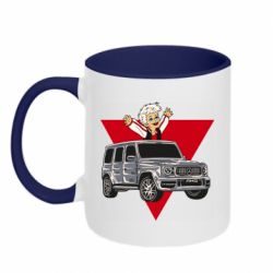 Чашка двухцветная 320ml Влад А4 Гелик - PrintSalon