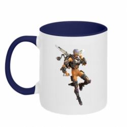 Чашка двухцветная 320ml Валькирия Apex Legends - PrintSalon