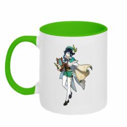 Чашка двухцветная 320ml Venti Genshin Impact - PrintSalon