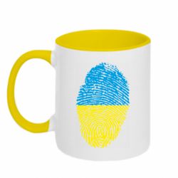 Чашка двухцветная 320ml Відбиток Українця - PrintSalon