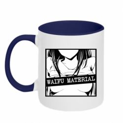 Чашка двокольорова Waifu Material - PrintSalon