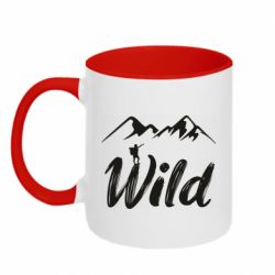 Чашка двухцветная 320ml Wild - PrintSalon