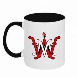 Чашка двухцветная 320ml Wonder Makers Logo - PrintSalon