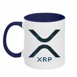 Чашка двухцветная 320ml XRP Ripple - PrintSalon