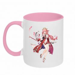 Чашка двокольорова Яэ Мико арт