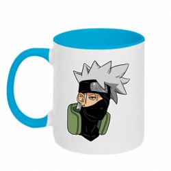 Чашка двухцветная 320ml はたけ カカシ - PrintSalon