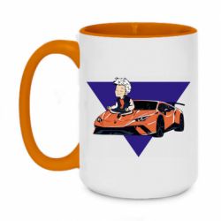 Чашка двухцветная 420ml A4 Lamba - PrintSalon