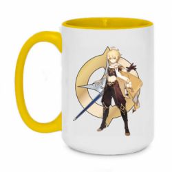 Чашка двухцветная 420ml Aether Genshin Impact - PrintSalon