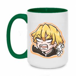 Чашка двухцветная 420ml Angry Zenitsu Agatsuma