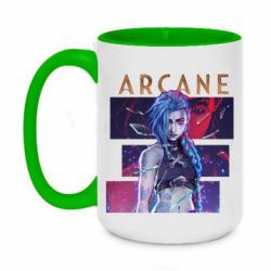 Чашка двокольорова велика Arcane tv LoL - PrintSalon
