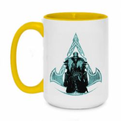 Чашка двухцветная 420ml Assassin's Creed Valhalla Art - PrintSalon