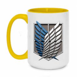 Чашка двухцветная 420ml Attack Titan Survey Corps Logo 3D-PrintSalon Чашка двухцветная 420ml Attack Titan Survey Corps Logo 3D