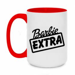 Чашка двухцветная 420ml Barbie Extra - PrintSalon