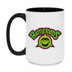 Чашка двокольорова велика Battletoads logo - PrintSalon