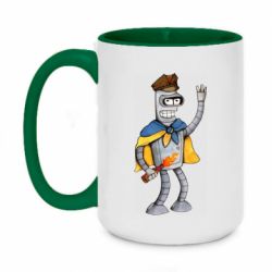 Чашка двокольорова велика Бандер українець - PrintSalon