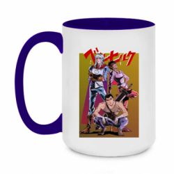 Чашка двухцветная 420ml Berserk poster - PrintSalon