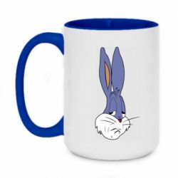 Чашка двухцветная 420ml Bugs Bunny Meme Face - PrintSalon