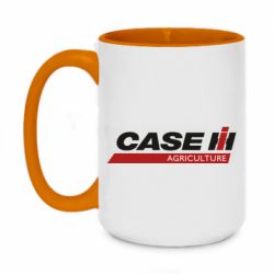 Чашка двухцветная 420ml Case IH Agriculture - PrintSalon