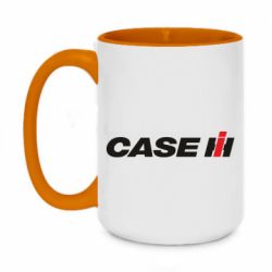 Чашка двухцветная 420ml Case IH Logo - PrintSalon
