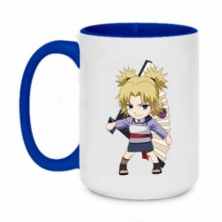 Чашка двухцветная 420ml Chibi Nara Temari - PrintSalon