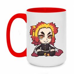 Чашка двухцветная 420ml Chibi Senjuro Rengoku