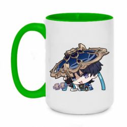 Чашка двокольорова велика Чібі Скарамуш - PrintSalon