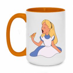 Чашка двухцветная 420ml Chinerella Pizza - PrintSalon