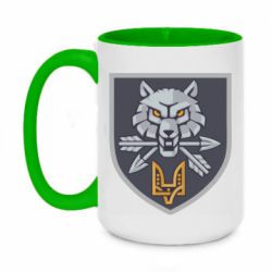 Кружка двухцветная 420ml Cимвол УССО - PrintSalon