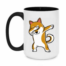 Чашка двухцветная 420ml Cool Hachiko - PrintSalon