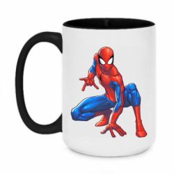 Чашка двокольорова велика Cool Spider-Man - PrintSalon