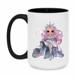 Чашка двухцветная 420ml Crystal star - PrintSalon