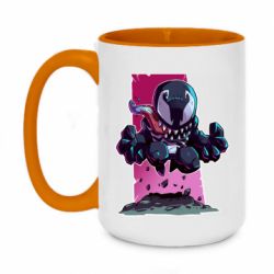 Чашка двухцветная 420ml Cute Venom - PrintSalon