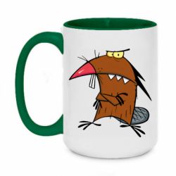 Чашка двухцветная 420ml Daggett Beaver - PrintSalon