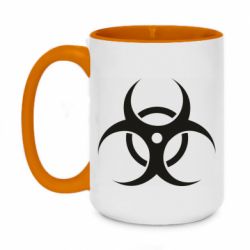 Чашка двокольорова велика Danger - PrintSalon