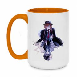 Чашка двухцветная 420ml Дазай и Чуя - PrintSalon