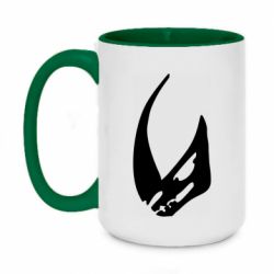 Чашка двухцветная 420ml Dean Jarin emblem - PrintSalon