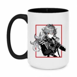 Чашка двухцветная 420ml Diluc Genshin Impact - PrintSalon