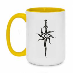 Чашка двухцветная 420ml Dragon Age ( Inquisition symbol ) - PrintSalon