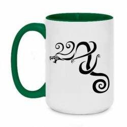 Чашка двокольорова велика Draken Tattoo - PrintSalon