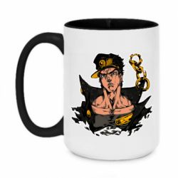 Чашка двухцветная 420ml Джотаро