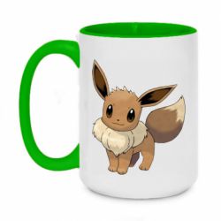 Чашка двухцветная 420ml Eevee art - PrintSalon