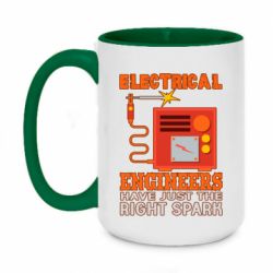 Чашка двухцветная 420ml Electrical Engineer - PrintSalon