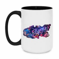 Чашка двокольорова велика Enemy - PrintSalon