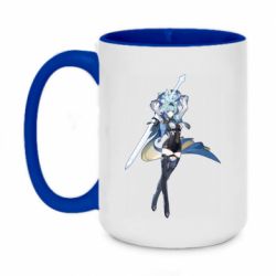 Чашка двухцветная 420ml Eula Genshin Impact - PrintSalon