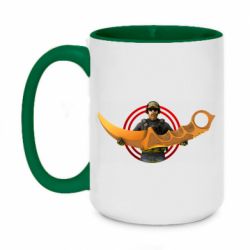 Чашка двухцветная 420ml FBI Standoff - PrintSalon