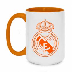 Чашка двухцветная 420ml FC Real Madrid - PrintSalon