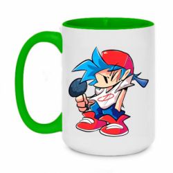 Чашка двухцветная 420ml FNF Rapper Boy - PrintSalon