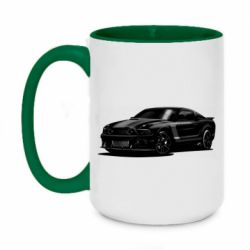 Чашка двухцветная 420ml Ford Mustang Pony Car - PrintSalon