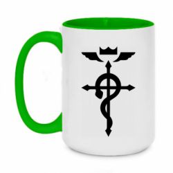 Чашка двухцветная 420ml Fullmetal Alchemist Flamel - PrintSalon
